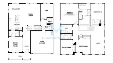 Photos of the Grady model in the Kettering Estates subdivision in Lemont, IL