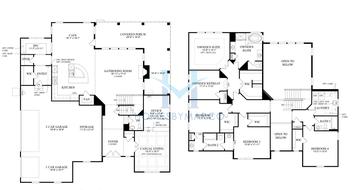 Photos of the Rockwall model in the Ashwood Heights subdivision in Naperville, IL