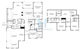 Photos of the Meadowview model in the Ashwood Heights subdivision in Naperville, IL