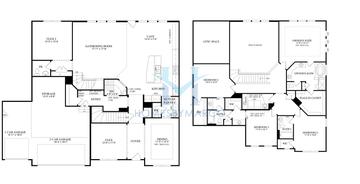 Photos of the Melrose model in the Ashwood Heights subdivision in Naperville, IL