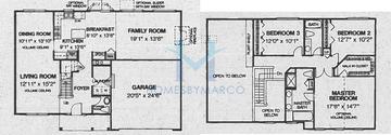 Photos of the Brandon model in the Ponds At Mill Race Creek subdivision in Oswego, IL