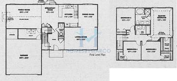 Photos of the Newbury model in the Ponds At Mill Race Creek subdivision in Oswego, IL