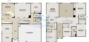 Photos of the New Haven model in the Windett Ridge subdivision in Yorkville, IL