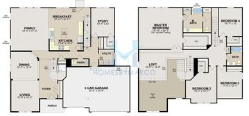 Photos of the Danada model in the Windett Ridge subdivision in Yorkville, IL