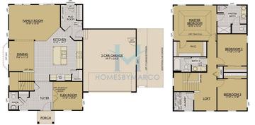 Photos of the Shannon model in the Walnut Glen subdivision in Island Lake, IL