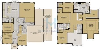 Photos of the Justin model in the Walnut Glen subdivision in Island Lake, IL