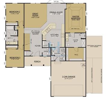 Photos of the Cambria model in the Coves subdivision in Algonquin, IL