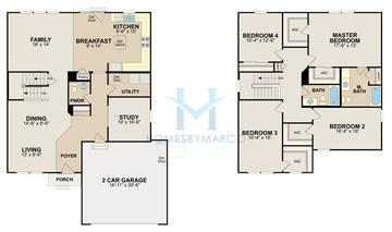 Photos of the Tahoe model in the Remington Pointe subdivision in Volo, IL
