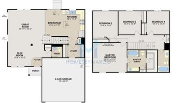 Photos of the Bristoe model in the Remington Pointe subdivision in Volo, IL