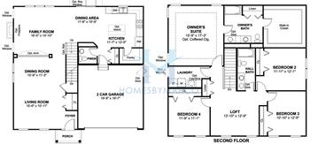 Photos of the Betony model in the Walnut Glen subdivision in Island Lake, IL