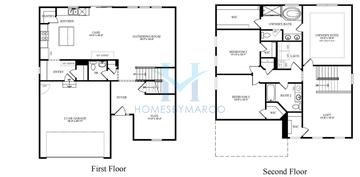 Photos of the Baxter model in the Hawthorn Hills subdivision in Hawthorn Woods, IL
