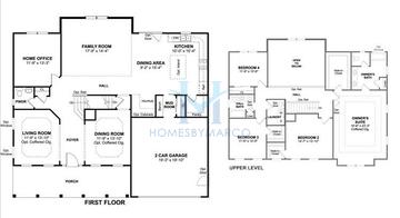 Photos of the Dover model in the Tamarack South subdivision in Naperville, IL