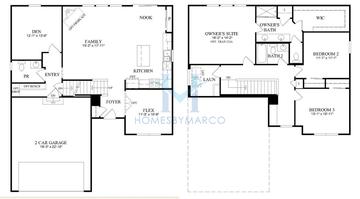 Photos of the Concord model in the Ashwood Pointe subdivision in Naperville, IL