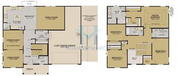 Photos of the Sheridan model in the Highland Woods subdivision in Elgin, IL