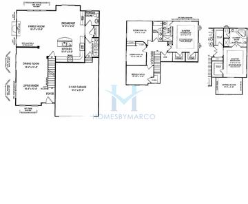 Photos of the Winston model in the Cheswick Place subdivision in Lake in the Hills, IL