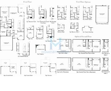 Photos of the Castle Rock model in the Grand Dominion subdivision in Mundelein, IL