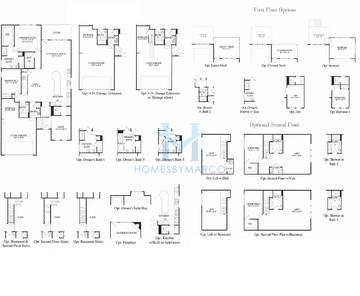 Photos of the Martin Ray model in the Grand Dominion subdivision in Mundelein, IL