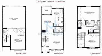 Photos of the Balmoral model in the Fieldstone Place subdivision in Montgomery, IL