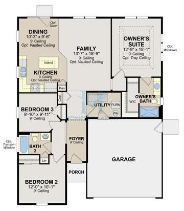 Florence model in Remington Pointe, Volo, IL, built by Ryland Homes