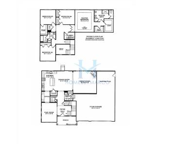 Photos of the Fairfield model in the Prairie Glen subdivision in Sugar Grove, IL
