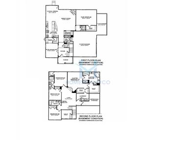 Photos of the Stanford model in the Verona Ridge subdivision in Aurora, IL
