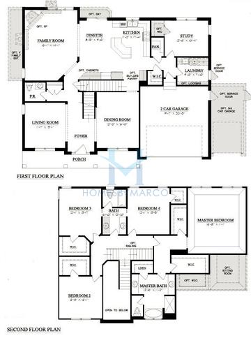 Photos of the Boulder model in the Smith Farms subdivision in Lemont, IL