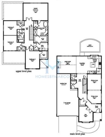 Photos of the Crofton model in the Fisher Farm subdivision in Winfield, IL