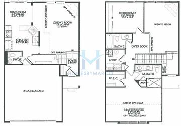 Photos of the Claiborne model in the Autumn Creek subdivision in Yorkville, IL