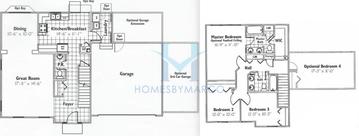 Photos of the Brentwood model in the Heatherstone subdivision in DeKalb, IL