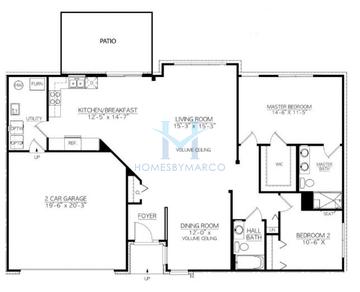 Photos of the Naples model in the Playa Vista subdivision in Plainfield, IL
