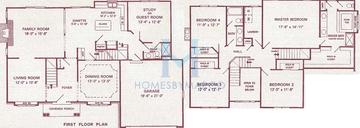 Photos of the Kingsport model in the Eagle Chase subdivision in Plainfield, IL