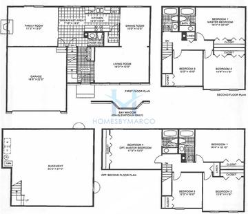Photos of the Princeton model in the Northgate subdivision in Arlington Heights, IL
