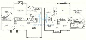Photos of the Amanda model in the Sunset Prairie subdivision in Geneva, IL
