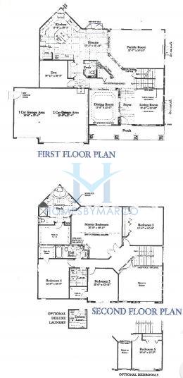 Photos of the Eastman model in the Walnut Woods subdivision in Sugar Grove, IL
