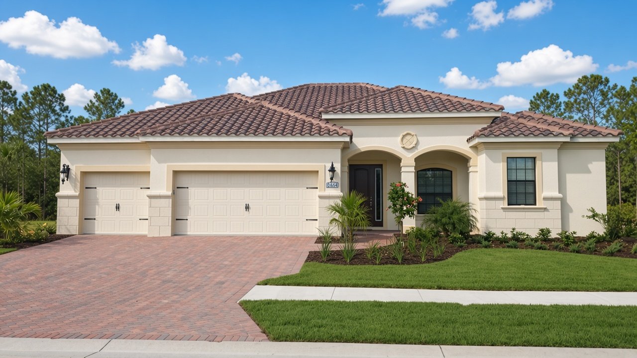 Captiva model in Boca Royale at Wellen Park, Englewood, FL, built by Neal Communities