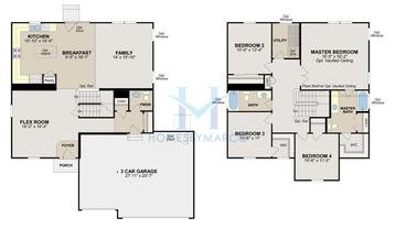 Photos of the Brookdale model in the Ingham Park subdivision in Aurora, IL