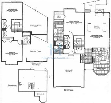 Photos of the Oxford model in the Arlington Club subdivision in Wheeling, IL
