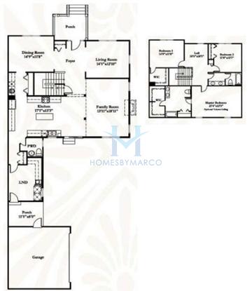 Photos of the Camelot model in the West Point Gardens subdivision in Elgin, IL
