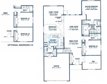 Photos of the Alexandra model in the Valley Lakes subdivision in Round Lake, IL