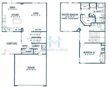 Photos of the Stratton model in the Woodland Green subdivision in Fox Lake, IL