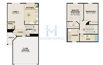 Photos of the Beverly model in the Lakewood Crossing subdivision in Hampshire, IL