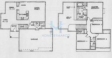 Photos of the Coventry model in the Longmeadow Estates subdivision in Mundelein, IL