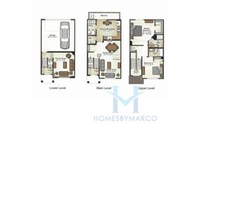 Photos of the Dunbar model in the West Ridge subdivision in Elgin, IL