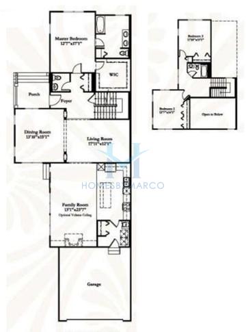 Photos of the Princeton model in the West Point Gardens subdivision in Elgin, IL