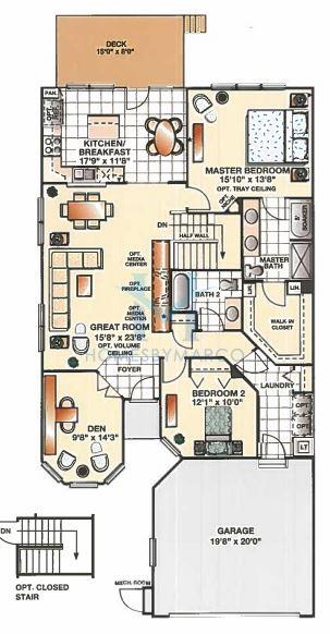 Photos of the Somerset model in the Hampton Park subdivision in Naperville, IL