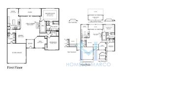 Photos of the Glencoe model in the Grand Dominion subdivision in Mundelein, IL
