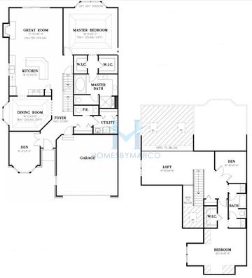 Photos of the Devonshire model in the Ginger Woods subdivision in Aurora, IL