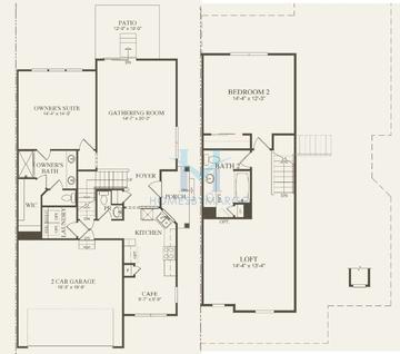Chesdin model in Forest Ridge, Streamwood, IL, built by Pulte Homes