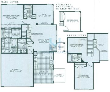 Photos of the Ashland II model in the Fields of Cambridge subdivision in Waukegan, IL