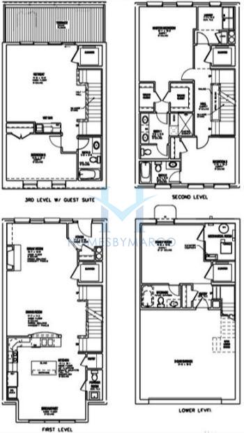 Photos of the Wheaton model in the Courthouse Square subdivision in Wheaton, IL